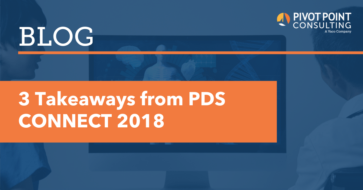 3 Takeaways from PDS CONNECT 2018 blog post