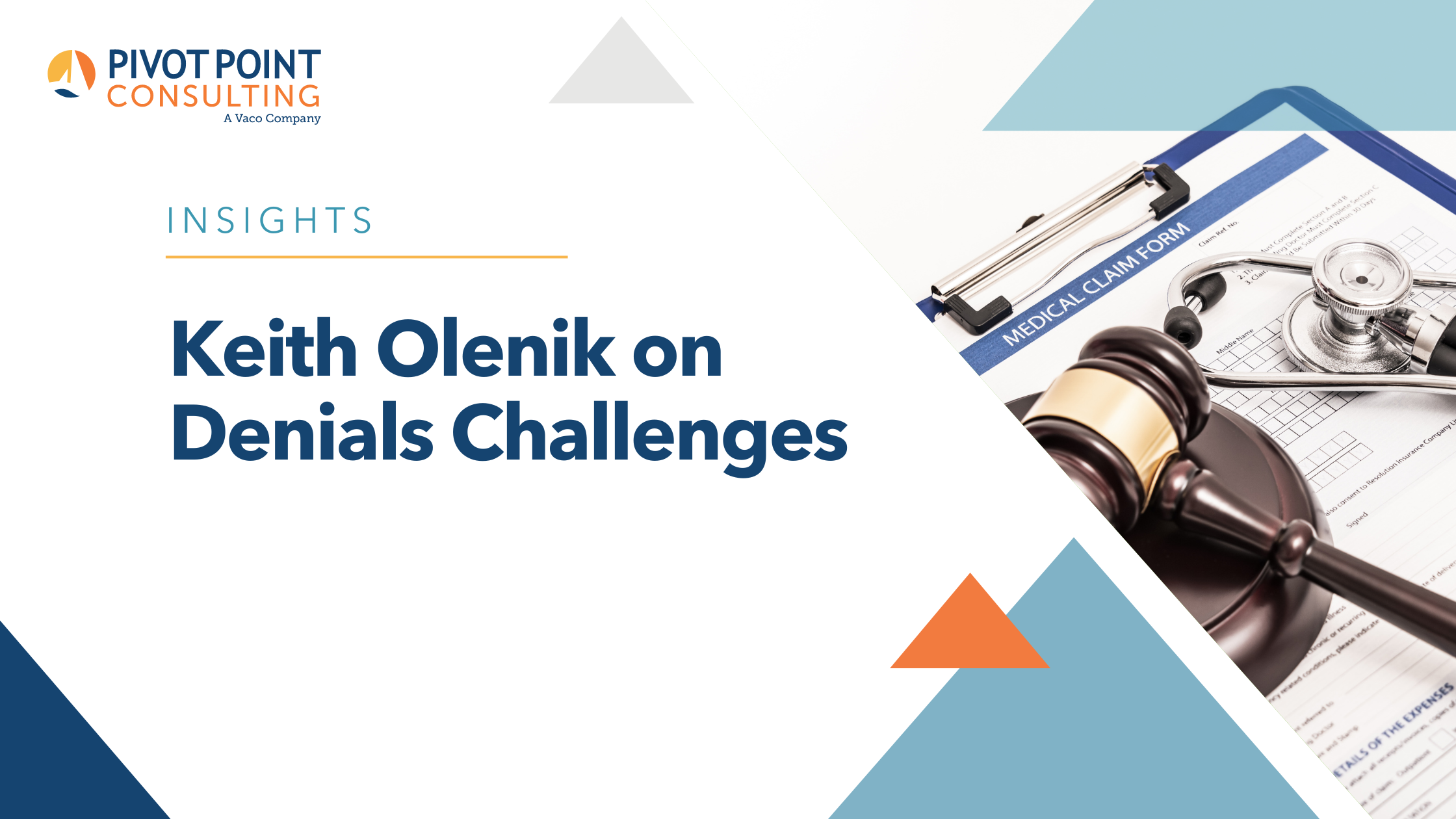 Keith Olenik on Denials Challenges blog post