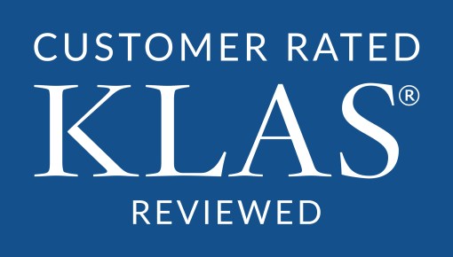 Customer Rated KLAS logo blue