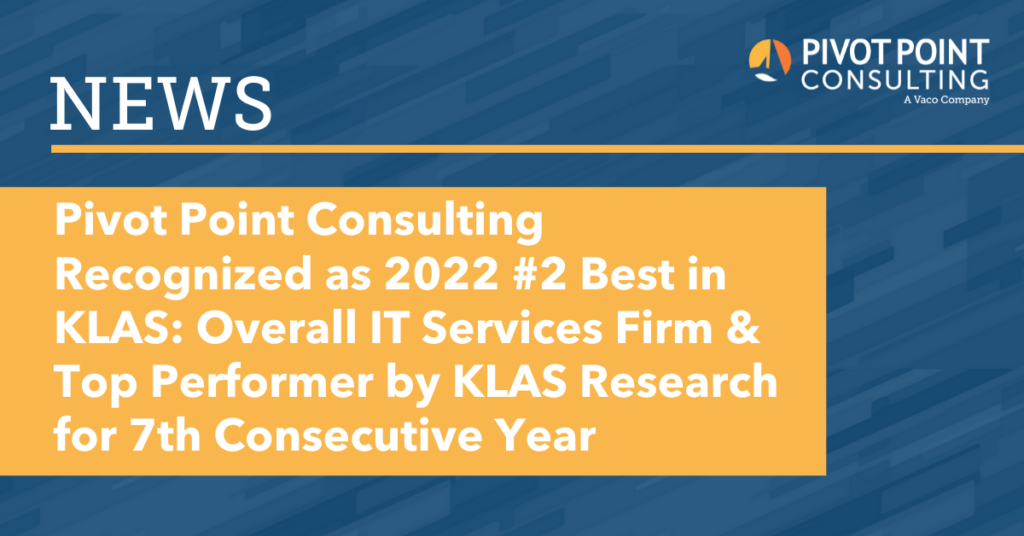 Best in KLAS: Overall IT Services Firm 2022