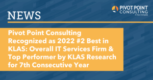 Best in KLAS: Overall IT Services Firm 2022