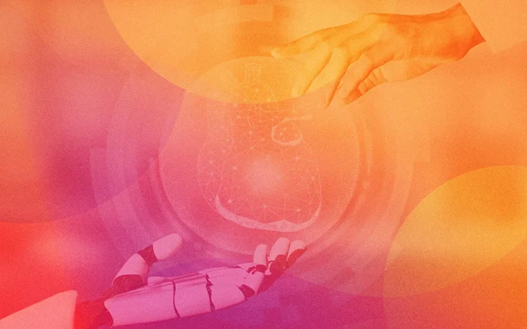 Decorative image of AI in healthcare